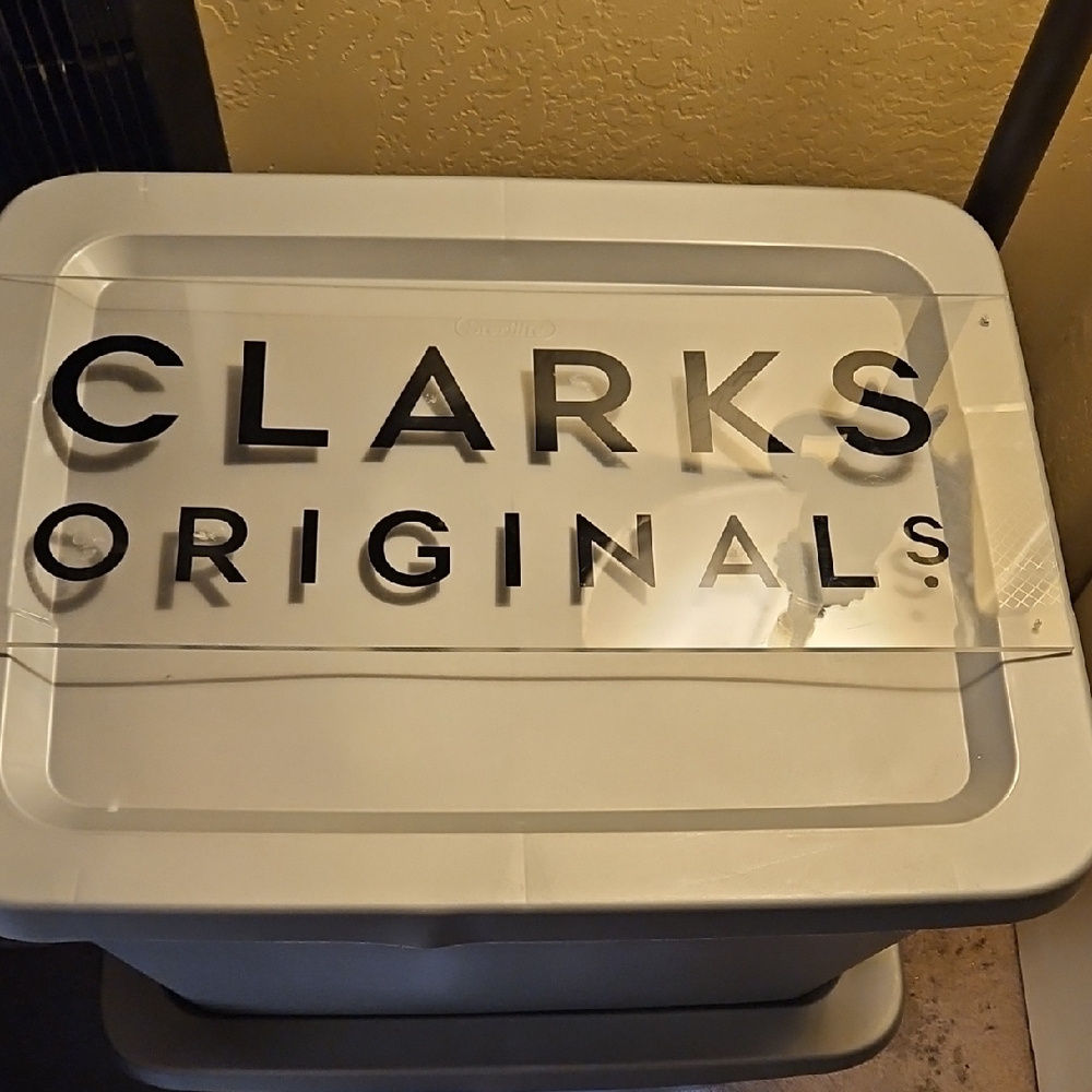 Clarks Originals Acryllic Sign